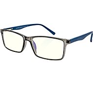GLASSA Blue Light Blocking Glasses PCG 08, dioptre: +3.50 blue grey - Computer Glasses