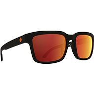 SPY HELM 2 DALE JR Matte Black HD PLUS Orange Spectra Mirror - Sunglasses
