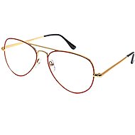GLASSA reading glasses G 251, +0,50 dio, red/gold - Glasses