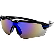 GLASSA Polarized PG 425 black-blue, blue glass - Sunglasses