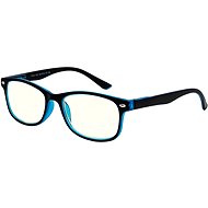 GLASSA Blue Light Blocking Glasses PCG 030, +3.50 dio, black and blue - Computer Glasses
