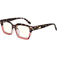 GLASSA Blue Light Blocking Glasses PCG 014, +2,00 dio, red pattern - Computer Glasses