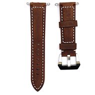 BStrap Leather Lux for Apple Watch 38mm / 40mm / 41mm, coffee - Watch Strap