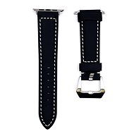 BStrap Leather Lux pro Apple Watch 38mm / 40mm / 41mm, black - Watch Strap