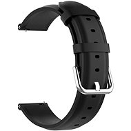 BStrap Leather Lux Universal Quick Release 20mm, black - Watch Strap