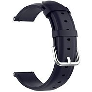 BStrap Leather Lux Universal Quick Release 22mm, navy blue - Watch Strap