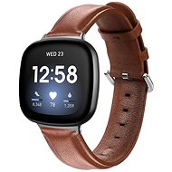 BStrap Leather Lux for Fitbit Versa 3, brown - Watch Strap