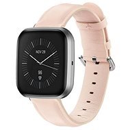 BStrap Leather Lux na Fitbit Versa 3, sand pink - Remienok na hodinky