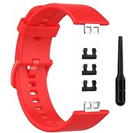 BStrap Silicone for Huawei Watch Fit, red - Watch Strap