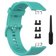 BStrap Silicone na Huawei Watch Fit, teal - Remienok na hodinky