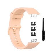 BStrap Silicone na Huawei Watch Fit, sand pink - Remienok na hodinky