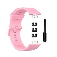 BStrap Silicone na Huawei Watch Fit, light pink - Remienok na hodinky