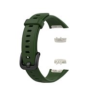 BStrap Silicone for Honor Band 6, army green - Watch Strap