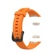 BStrap Silicone for Honor Band 6, orange - Watch Strap