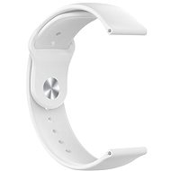 BStrap Silicone Universal Quick Release 18mm, white - Watch Strap