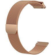 BStrap Milanese Universal Quick Release 18 mm, rose gold - Remienok na hodinky