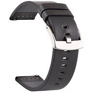 BStrap Fine Leather Universal Quick Release 18mm, black - Watch Strap