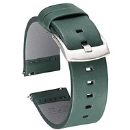 BStrap Fine Leather Universal Quick Release 20mm, green - Watch Strap