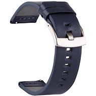 BStrap Fine Leather Universal Quick Release 20mm, blue - Watch Strap