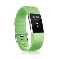 BStrap Silicone Diamond na Fitbit Charge 2 green, veľkosť L - Remienok na hodinky