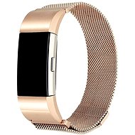 BStrap Milanese for Fitbit Charge 2 rose gold, size M - Watch Strap