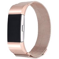 BStrap Milanese for Fitbit Charge 2 rose gold, size L - Watch Strap