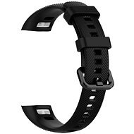 BStrap Silicone Line pro Honor Band 4, black - Watch Strap