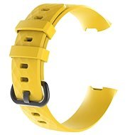 BStrap Silicone Diamond pro Fitbit Charge 3 / 4 yellow, velikost S - Watch Strap