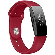 BStrap Silicone for Fitbit Inspire red vine, size L - Watch Strap
