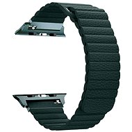 BStrap Leather Loop for Apple Watch 38mm / 40mm / 41mm, Dark Green - Watch Strap