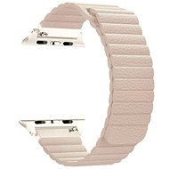 BStrap Leather Loop for Apple Watch 38mm / 40mm / 41mm, Khaki - Watch Strap