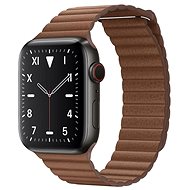 BStrap Leather Loop for Apple Watch 42mm / 44mm / 45mm, Brown - Watch Strap