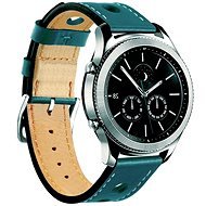 BStrap Leather Italy Universal Quick Release 22mm, dark teal - Watch Strap