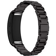 BStrap Stainless Steel pro Samsung Gear Fit 2, black - Watch Strap