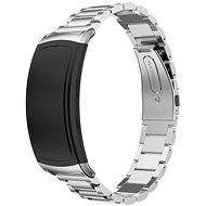BStrap Stainless Steel for Samsung Gear Fit 2, silver - Watch Strap