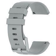 BStrap Silicone for Fitbit Versa / Versa 2 gray, size L - Watch Strap