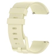 BStrap Silicone for Fitbit Versa / Versa 2 beige, size L - Watch Strap