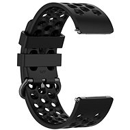 BStrap Silicone for Fitbit Versa / Versa 2 black, size L Pole - Watch Strap