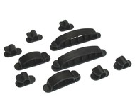 EASY PRODUCTS Easy Clip Set černá - Sada držáků kabelů