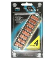 Cooler Master CRC-U01 (Copper RAM Cooler) - 8 měděných pasivních chladičů na čipy pamětí, nalepovací - Cooler
