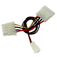 Reduction of power supply 4-pin 5.25 "connector [Source] on the 3pin connector [cooler] - Female - Adapter