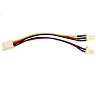 Revoltec power adapter, 3-pin Molex splitter - Adapter