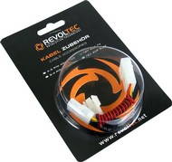 REVOLTEC redukce napájení, 3-pin Molex na 4-pin Molex z 12V na 9,5V - Adapter
