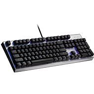 Cooler Master CK351, Blauer Schalter, silber - US INTL - Gaming-Tastatur