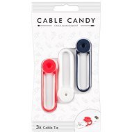 Cable Candy Tie 3 db több színben - Kábelrendező