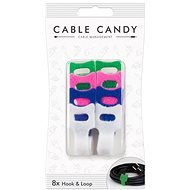 Cable Candy Hook and Loop 8-pack mixed colours - Cable Organiser