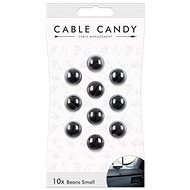 Cable Candy Small Beans 10 db fekete - Kábelrendező