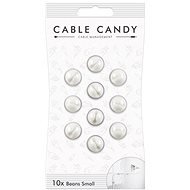 Cable Candy Small Beans 10 ks biely - Organizér káblov