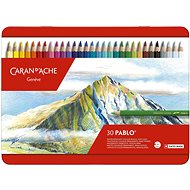 Caran D'ache Pablo 30 colours in metal box - Coloured Pencils