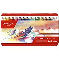 CARAN D'ACHE Supracolor Aquarelle 80 barev - Pastelky